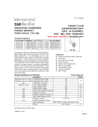 Datasheet IRHF8130 manufacturer IRF